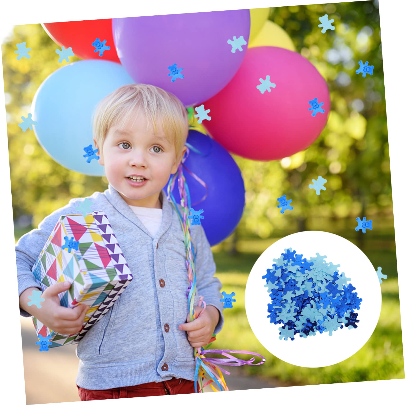 Abaodam 15confezioni Decorazioni Per Feste Con Confetti Forma Di Orsetto Per Shower e Compleanni Materiale Sicuro Design Per Atmosfera Festosa e Momenti Indimenticabili