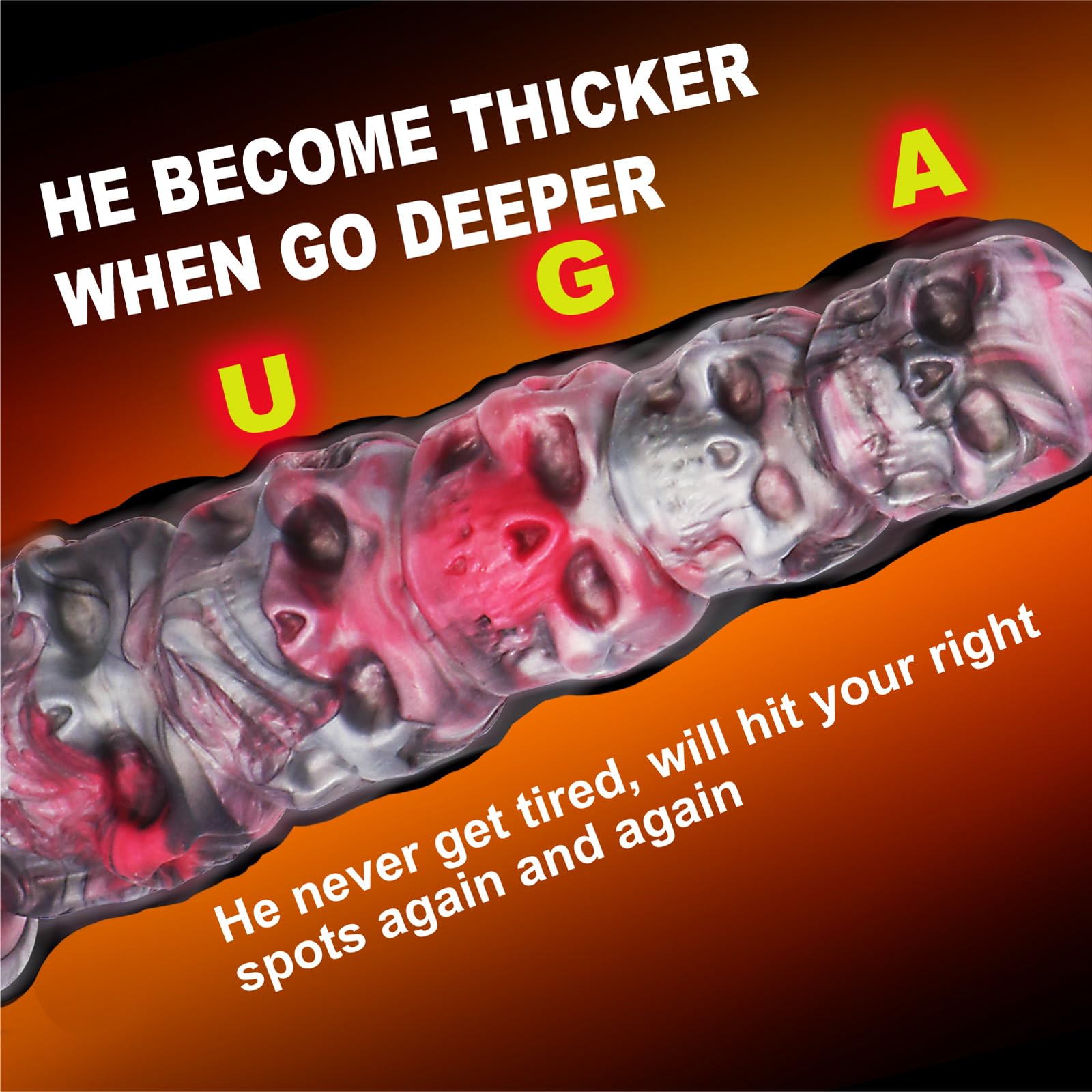 Monster Fantasy Dildo Silicone Anal Dildos with Suction Cup for Men, Realistic Dildo for Women, 8 inch Soft Animal Alien Prostate Dildos, Fat G Spot Fake Penis, Adult Sex Toys: 11.8 Inch Huge Skull Dildo