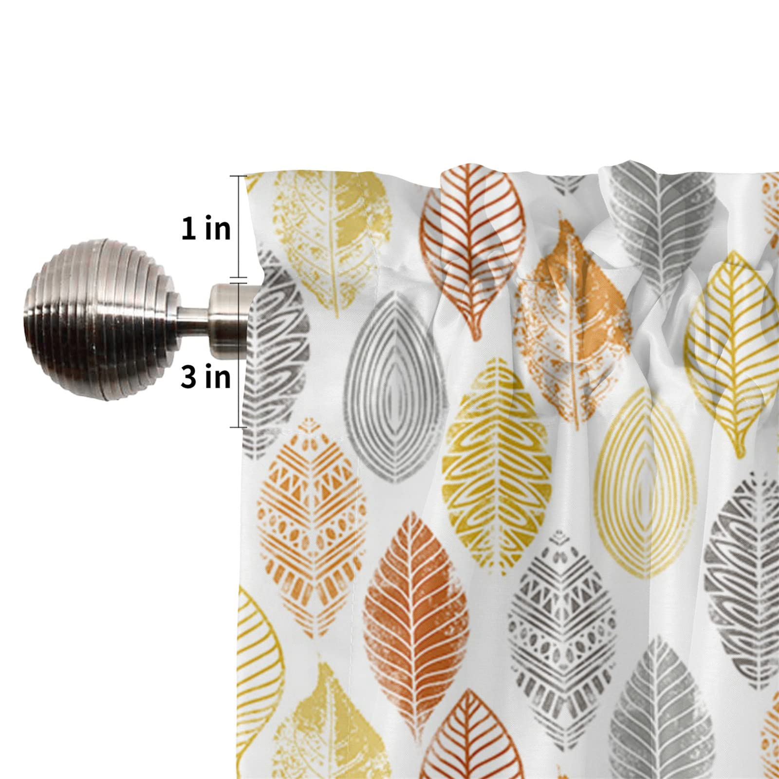 Surwin Géométrie Rideau De Cuisine Court Treillis Demi Rideaux Courts