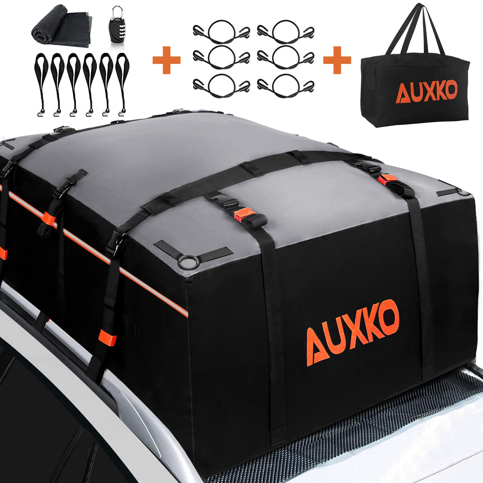 Buy AUXKO Car Rooftop Cargo Carrier Roof Bag, 20 Cubic Feet XXL