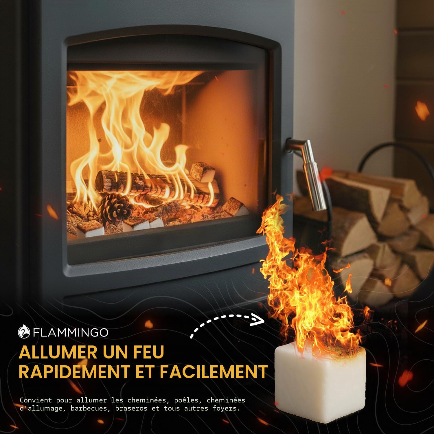 Belko 1152x Anzündwürfel Allume-feu pour cheminée barbecue four