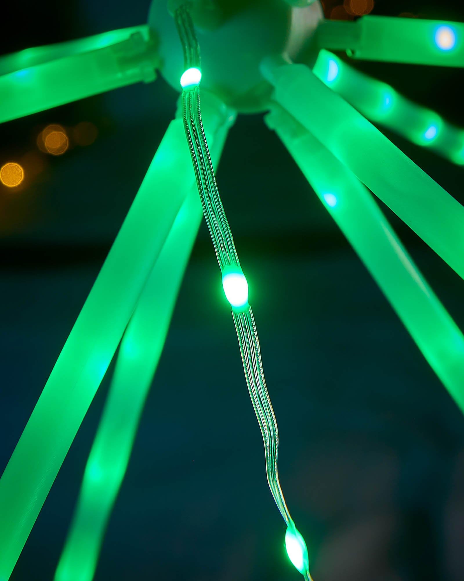 Werchristmas Multi-Coloured Multi-Function Hanging Starburst Decoration