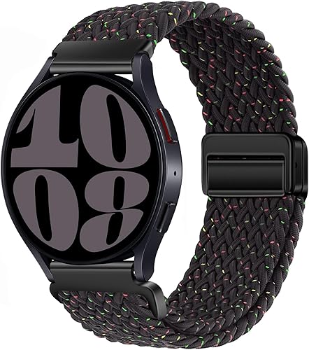 Correa magnética de 0.787 in compatible con Samsung Galaxy Watch 4 5 Pro 6 Band 1.575 in 1.732 in 1.772 inWatch 6 Classic 1.693 in 1.850 inWatch 4