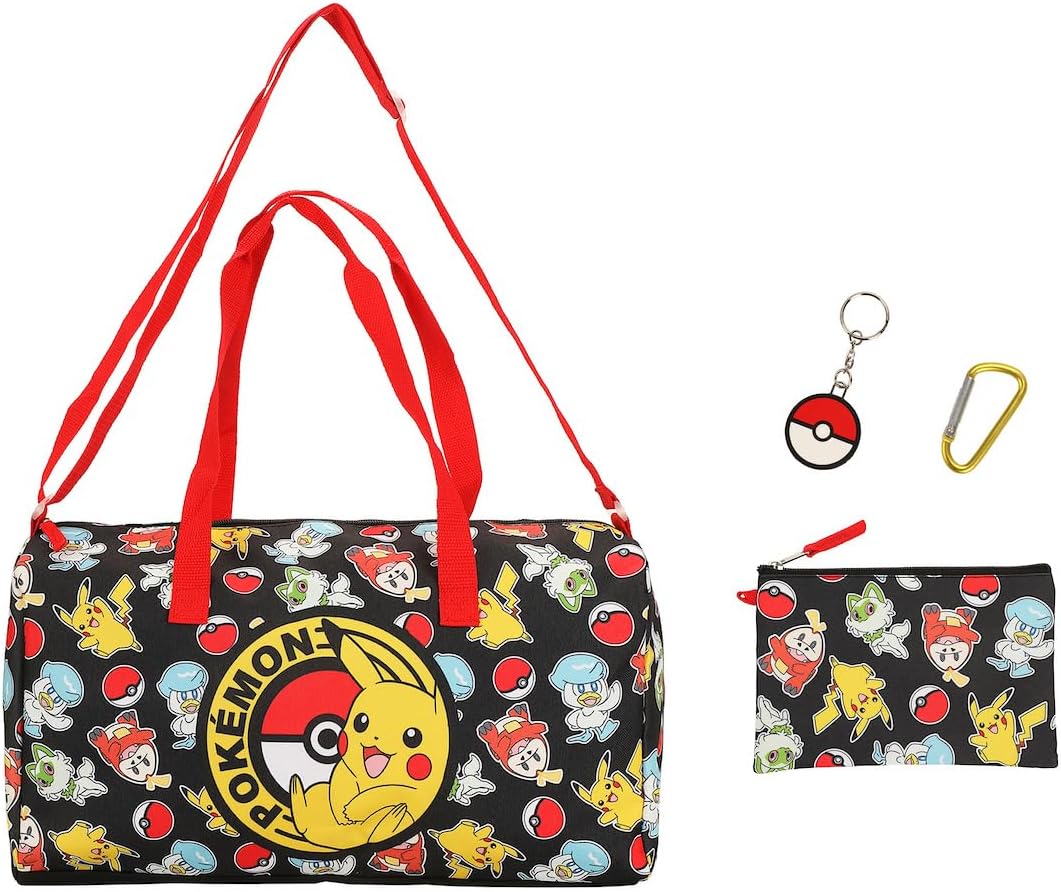 Hello Kitty Bows All-Over Print 5-Piece Duffel Bag Set