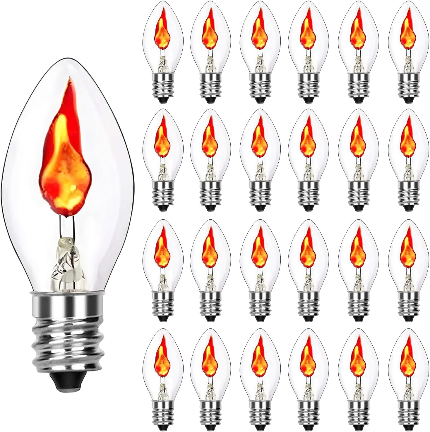 Aviv Judaica Flickering Star of David Bulb Replacement Bulbs for