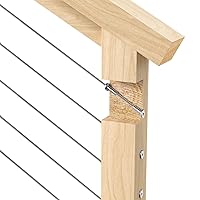 Vista 6 de BLIKA Paquete de 40 fundas protectoras biseladas en ángulo de 25, 30, 35 grados, 1/8 pulgadas, protector de poste en ángulo para barandillas