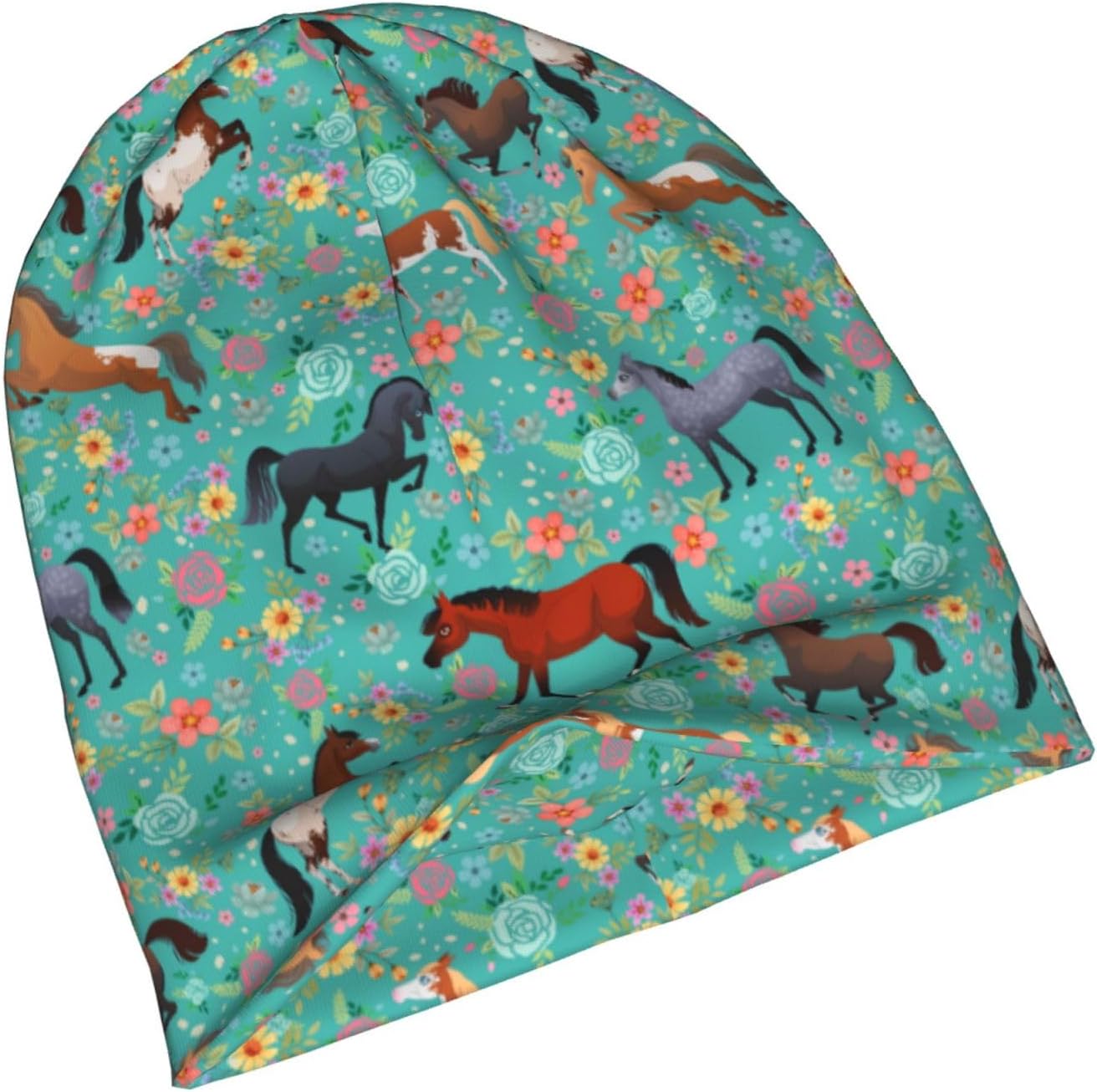 Cat Beanie Hat Chemo Headwear Slouchy Skull Sleep Cap for Women Men Winter Running - Image 6