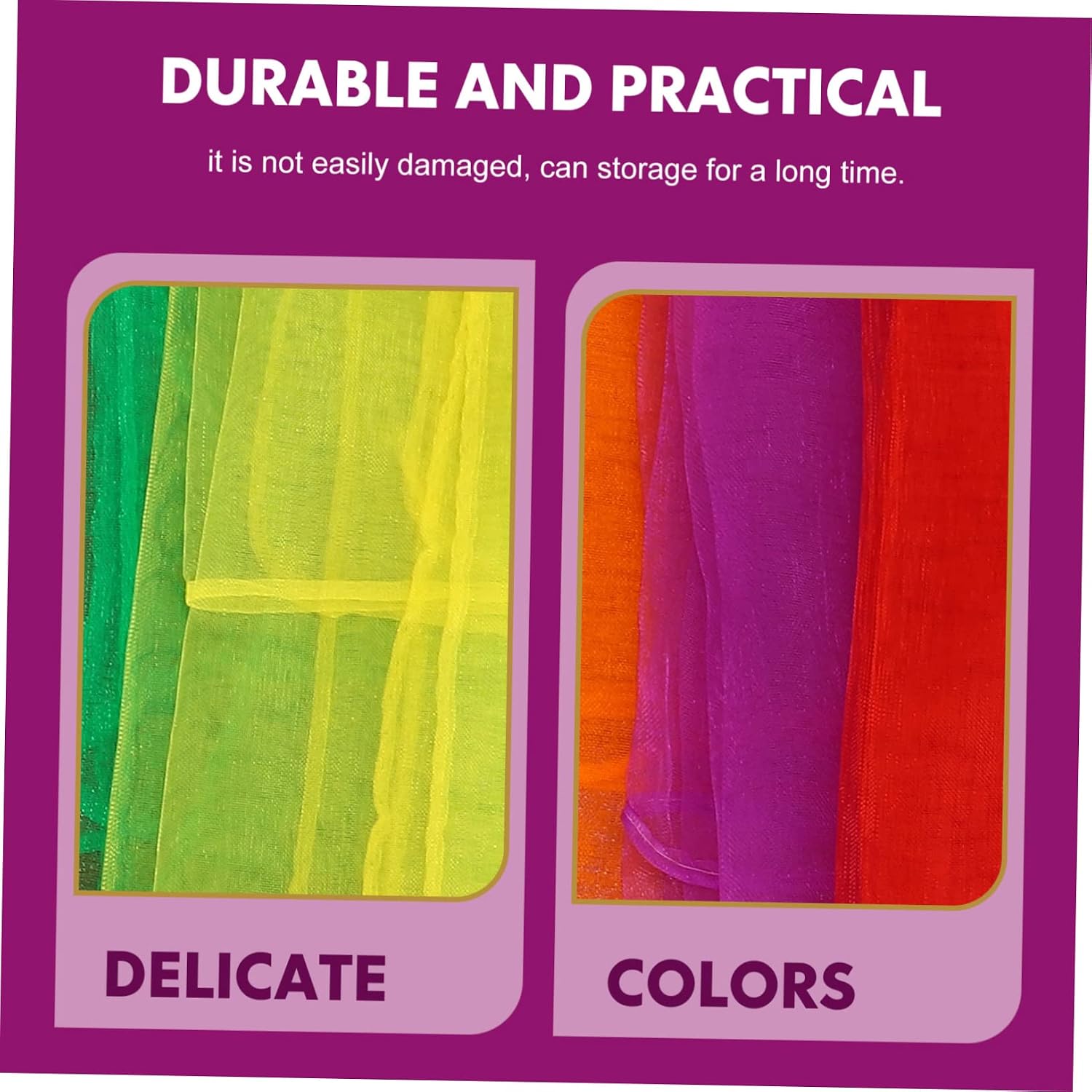 12pcs Boys and Girls Play Scarves Scarves for Dance Juggling and Performance Breathable and Skin-friendly Veils for Creative Play