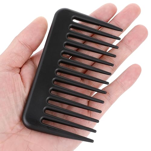 Miniatura 17 de Mini peine de dientes anchos, pequeño peine desenredante de viaje, peine de pelo rizado, peine portátil para ducha, peine húmedo para mujeres, peine