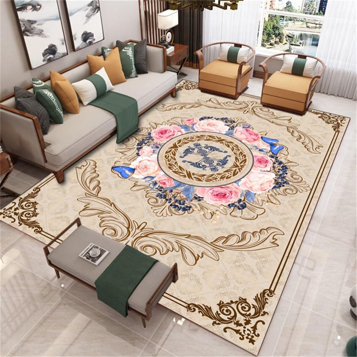 Tapis enfant entretien facile pour nettoyer les taches de peinture et de jeu sans effort