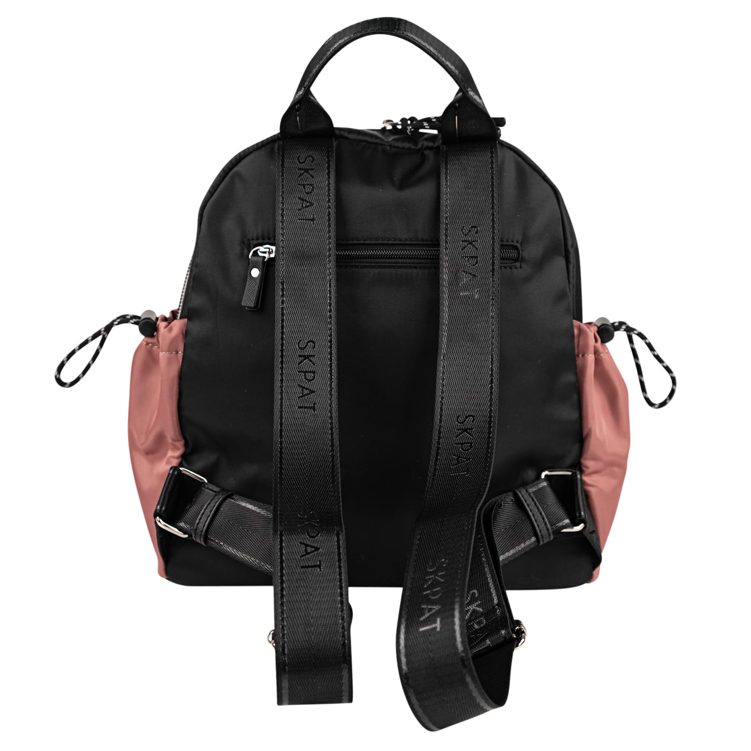 SKPAT - Bolso Mochila Mujer Elegante Tipo Casual Moderna Para Vestir Mochilas Mujer Estilo Urbano Mochila Negra Mujer Pequeña Ideal Para Uso Diario