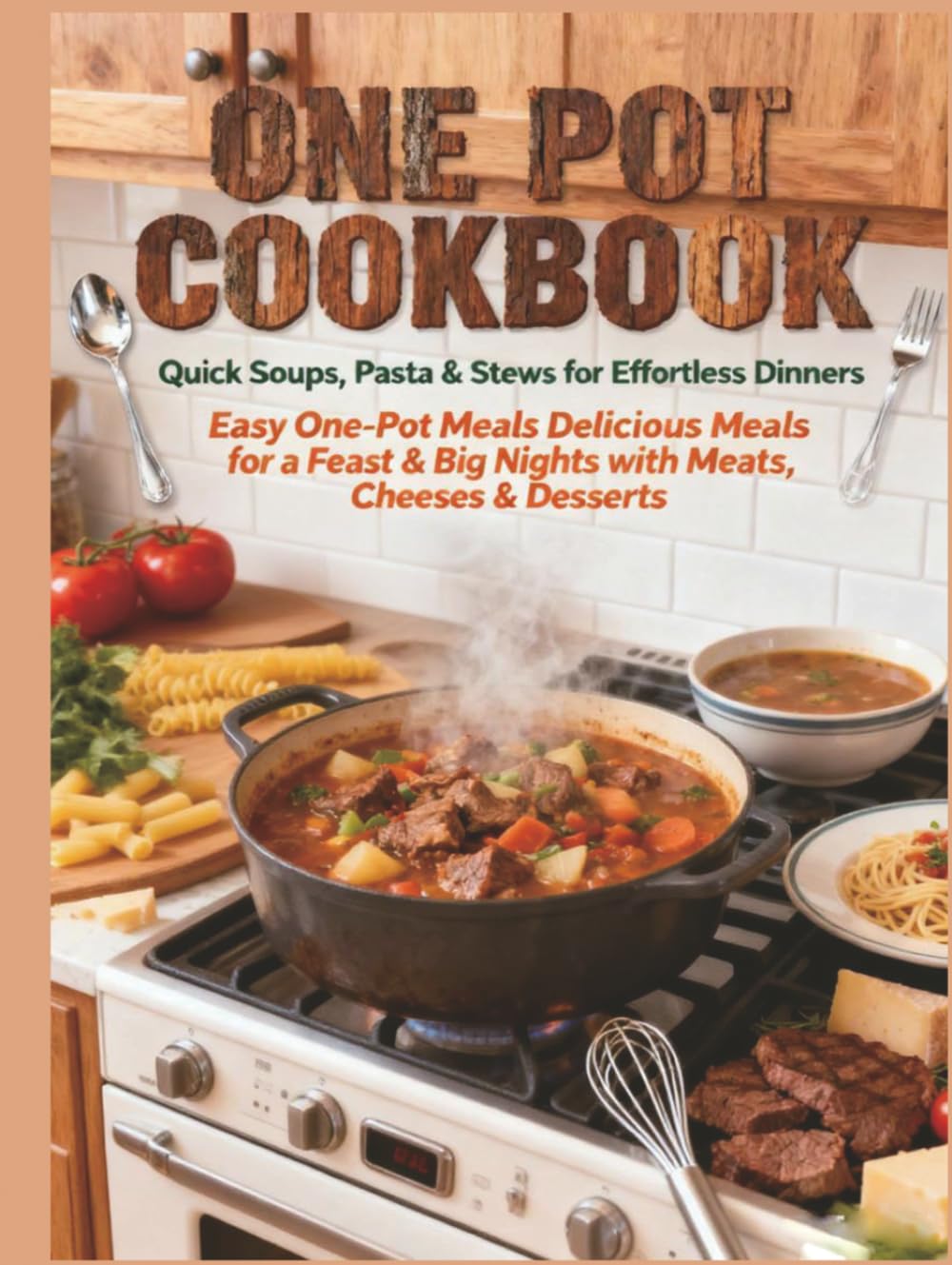 ONE POT COOKBOOK Quick Soups, Pasta & Stews for Effortless Dinners: Easy One-Pot Meals Delicious Meals for a Feast & Big Nights with Meats, Cheeses & Desserts