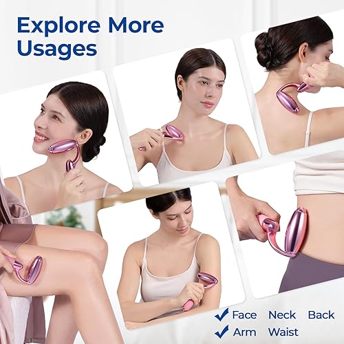 Miniatura 7 de MORGLES Rodillo de hielo para cara, herramienta profesional de crioterapia para reducir la hinchazón, el enrojecimiento y los dolores de cabeza,