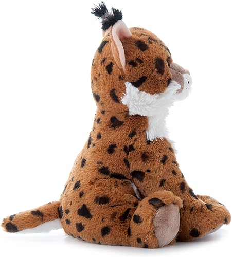 Miniatura 9 de The Petting Zoo Bobcat - Animal de peluche, regalos para niños, animales salvajes del zoológico Onez, juguete de peluche Bobcat de 12 pulgadas