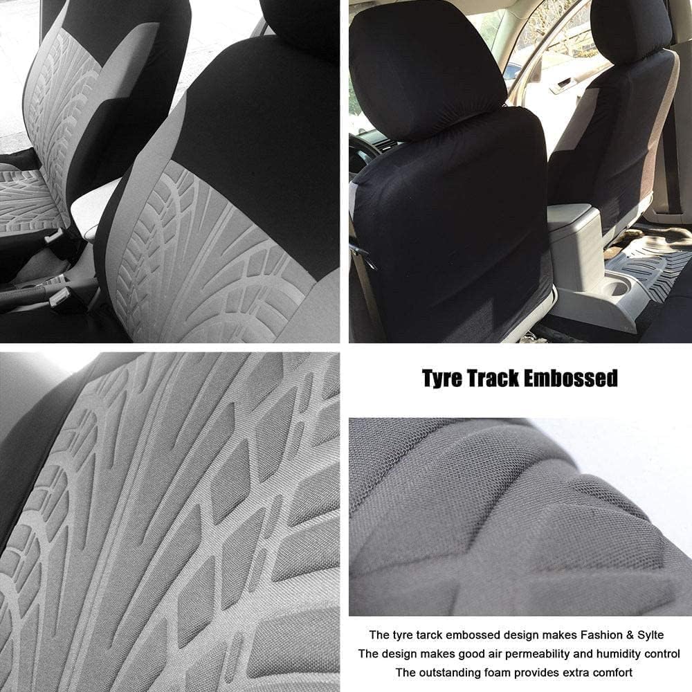 Auto Set Coprisedili per BMW 1 Series E87 116i E87 116d E87 118d E87, Traspirante Impermeabile Antiscivolo Copri Sedile Auto Anteriori e Posteriori Protezione Sedile Accessori,A Black