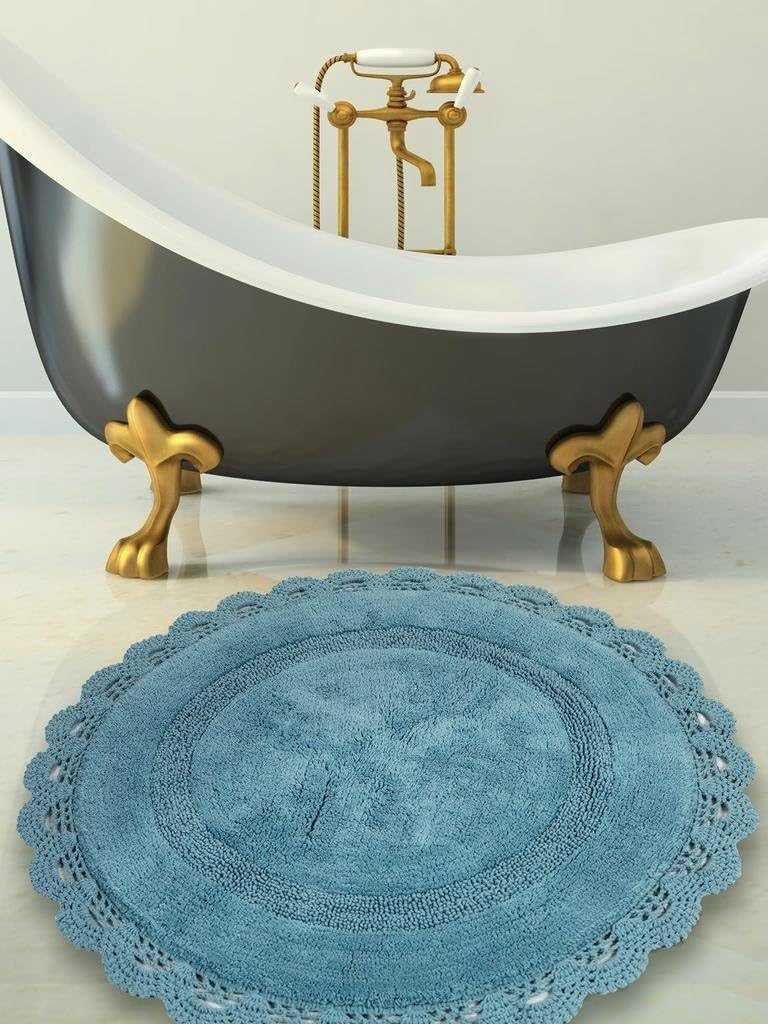 WARISI Round Crochet Collection Designer, Plush Cotton