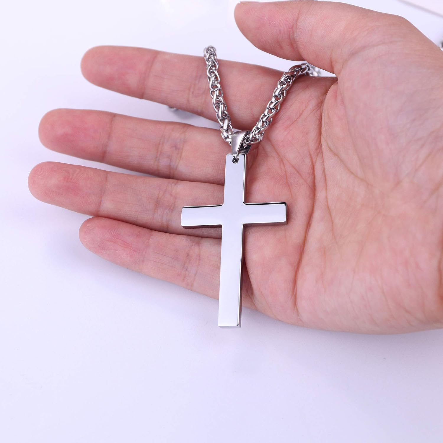 Buy FIBO STEEL Stainless Steel Cross 