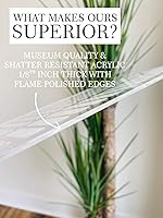 Vista 5 de Large Clear Acrylic Habit & Goal Tracker for wall Dry-Erase Message White Board Calendar Wall Mounted Office Home Family Organization Tools Must