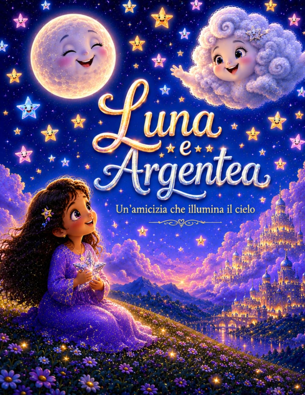 Luna e la Nuvola d'Argento: Fiaba illustrata per bambini sull'amicizia, la fantasia e il potere dei sogni (Le Avventure Magiche di Luna)
