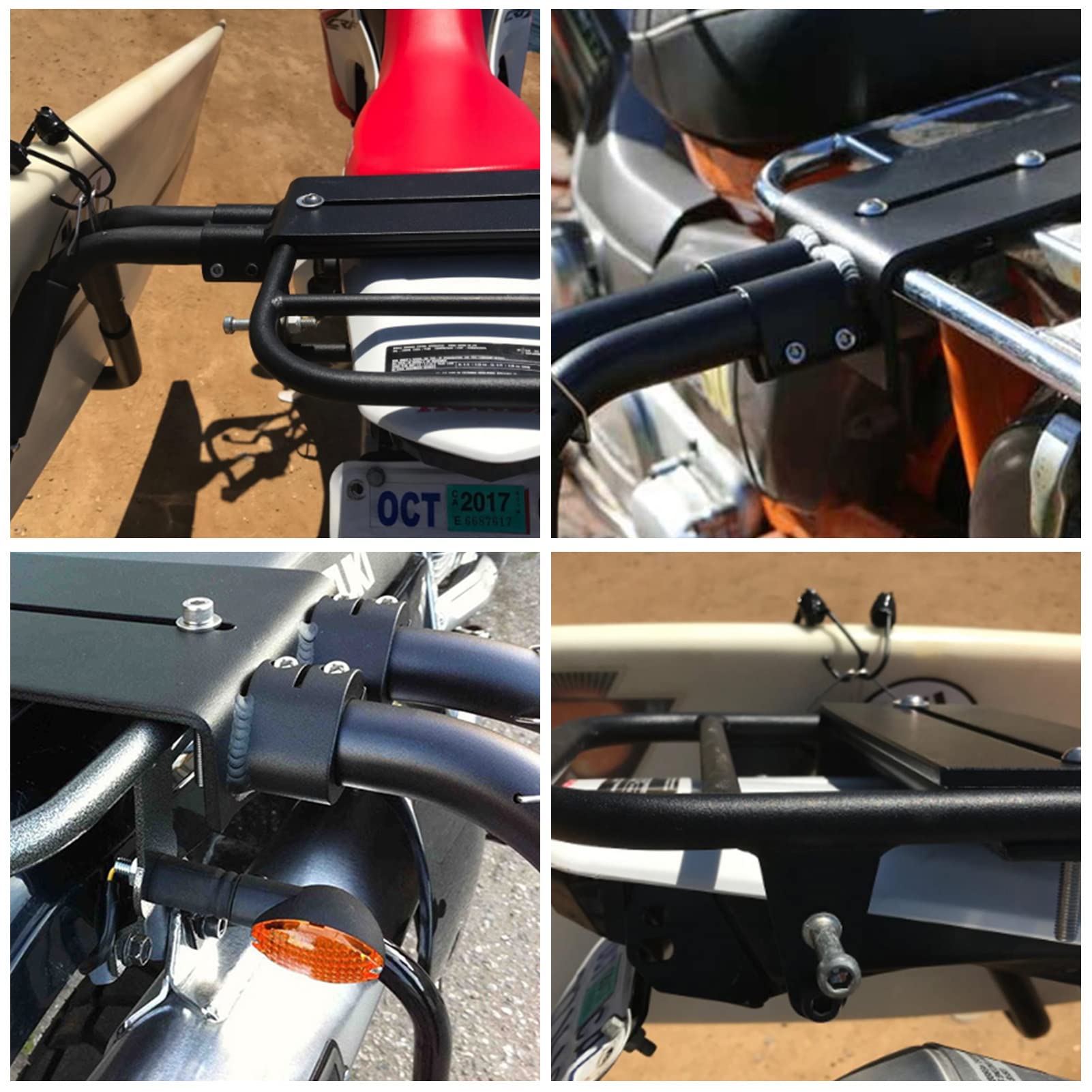 Soporte para Tabla de Surf para Scooter y ciclomotor Soporte Lateral para Bicicleta Soporte para Tabla de Surf para Tabla Corta y Tabla Larga Soporte Universal para Tabla de (Negra)