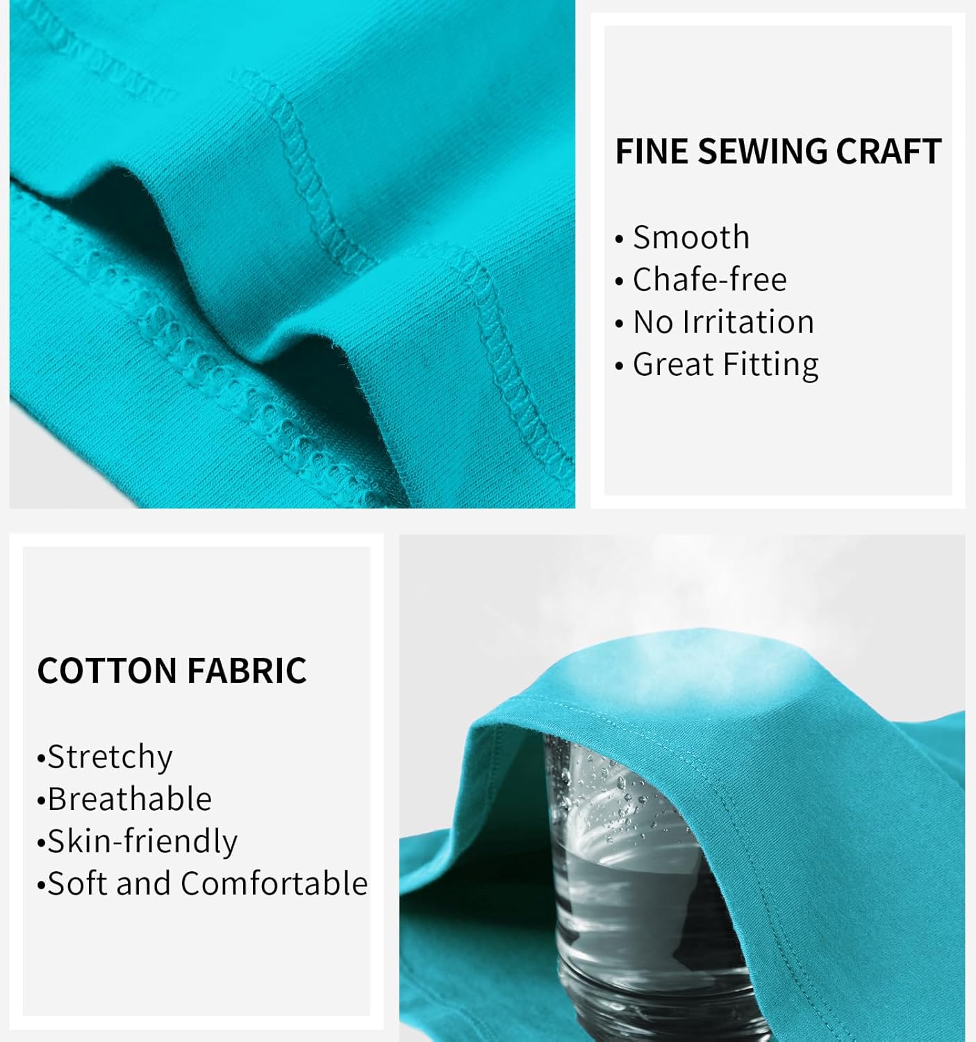 V FOR CITY Womens Shelf Bra Tank Tops Racerback Workout Camis Yoga Shirt Cotton Undershirt 2 Pack - Image 6