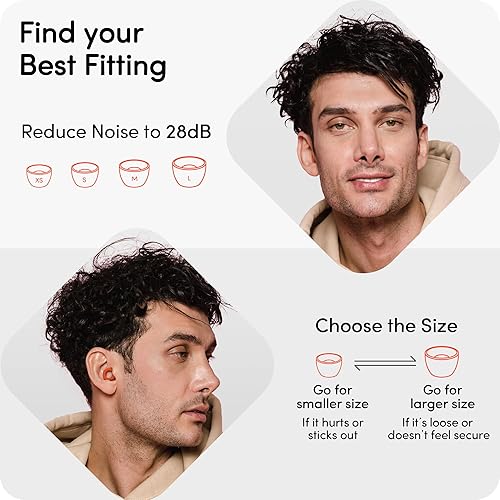 Miniatura 6 de Audree Tapones suaves para los oídos con cancelación de ruido para dormir, tapones para los oídos con cancelación de ruido para dormir, conciertos,