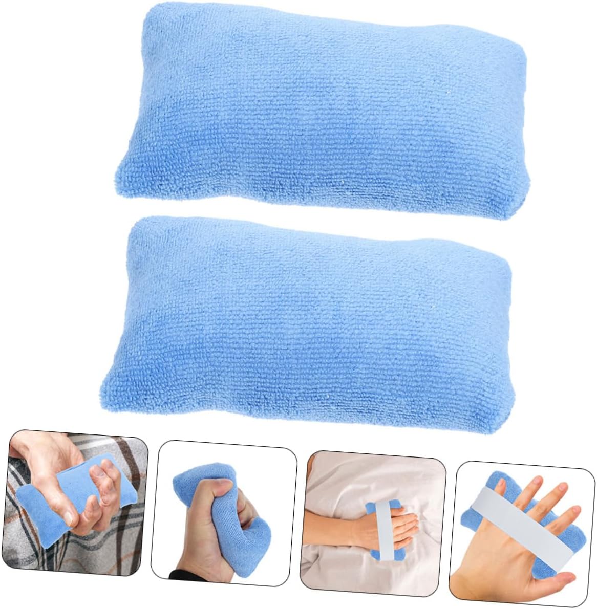 2pcs Finger Cushions for Elderly Hand Grip Pads Breathable Material for Finger Training Tool