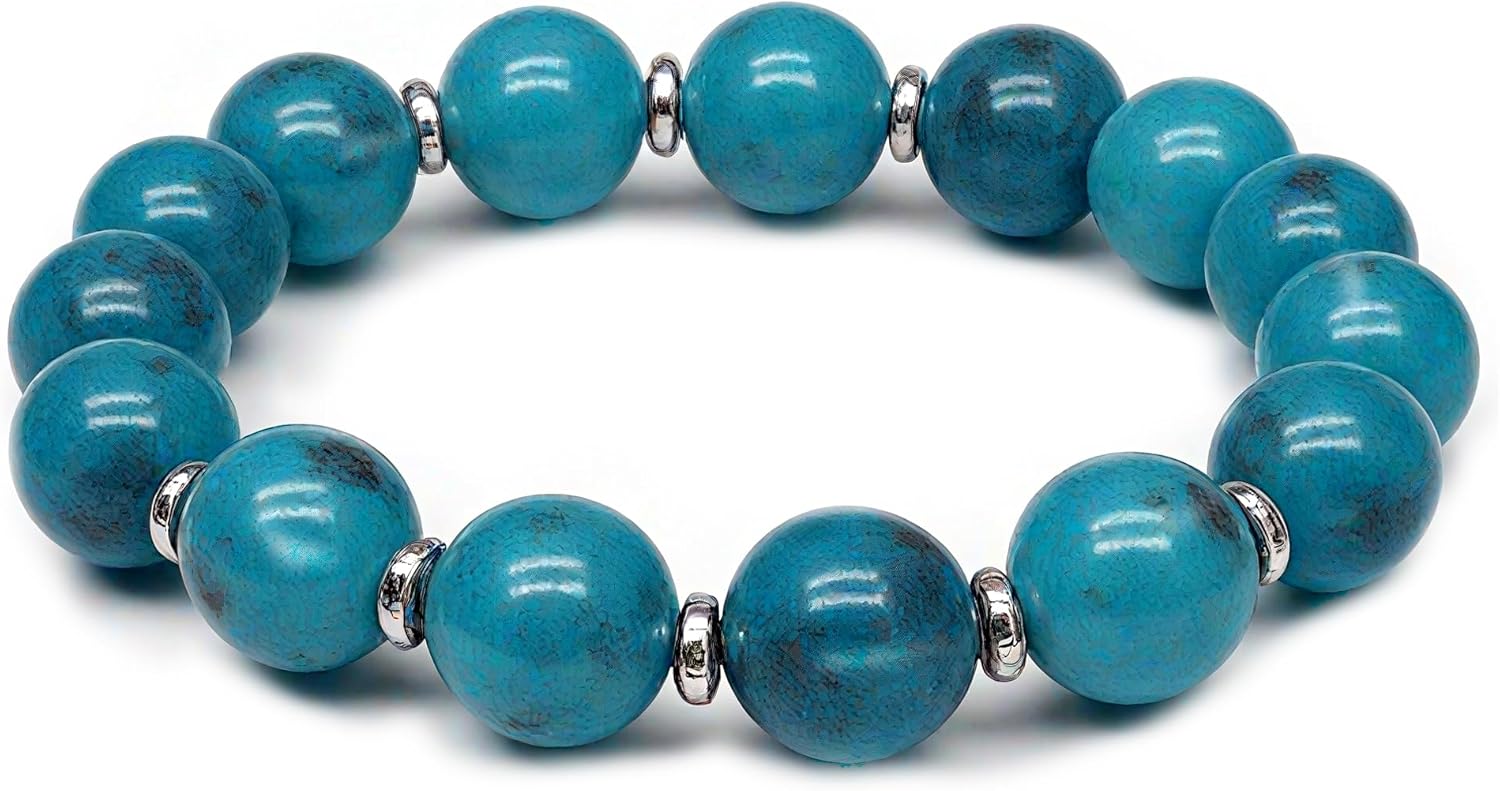 Feng Shui Natural Stone Bracelet – Natural Yellow Stone for Luck & Confidence Handmade 10mm Energy Jewelry for Men & Women Uplifting Gift with Gift Box