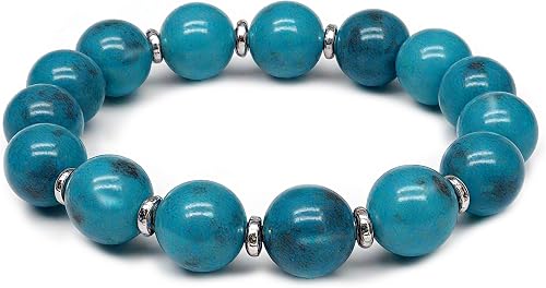 TSANLY Feng Shui Wisdom Bracelet – Natural Blue Moroxite (Ap