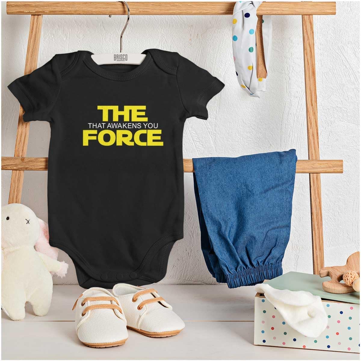 Brisco Brands Space Awakens You Dark Galaxy Baby Romper Boys or Girls
