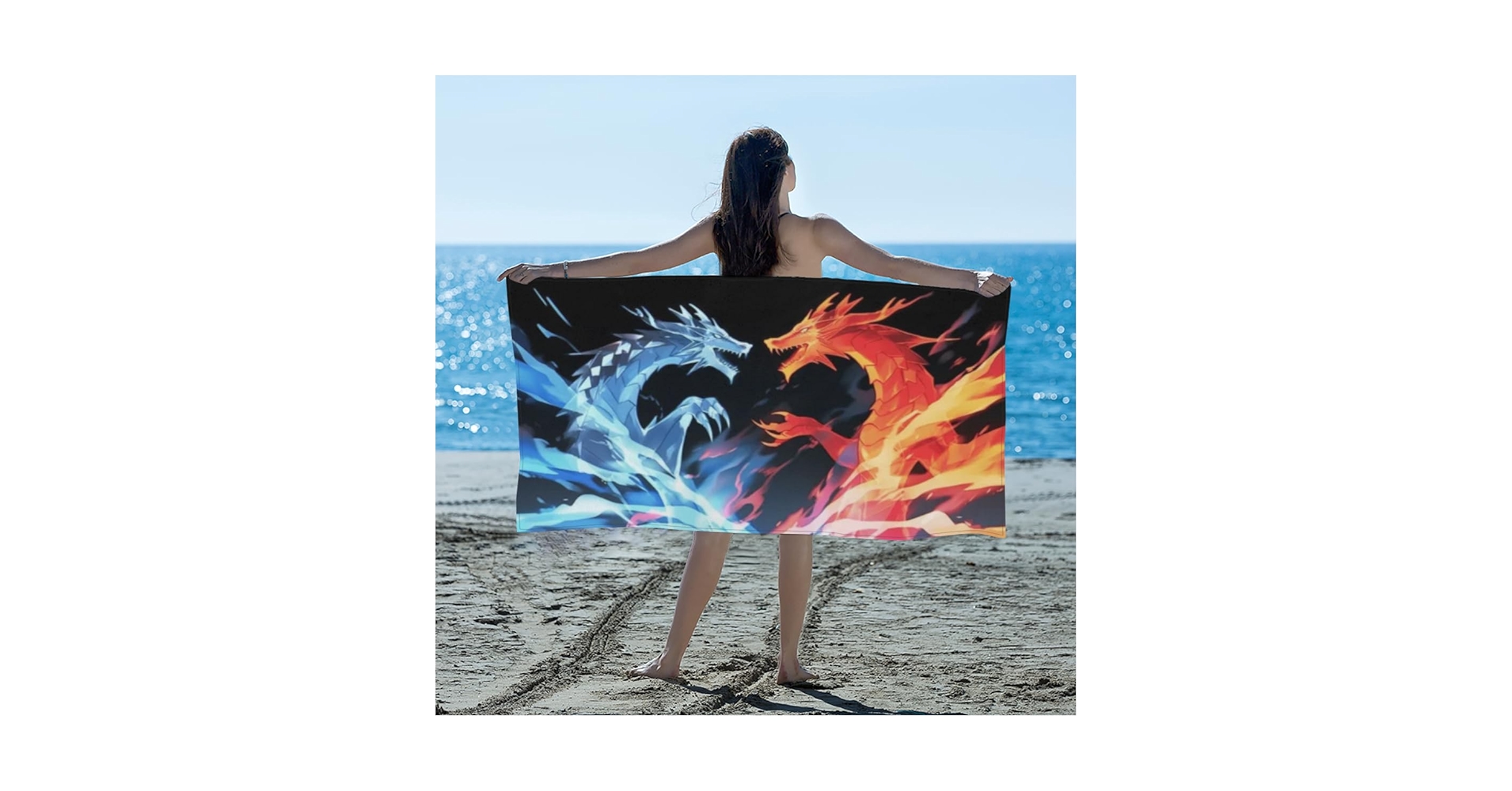 Amazon.com: GzLeyigou Dragon Beach Towel Highly Absorbent