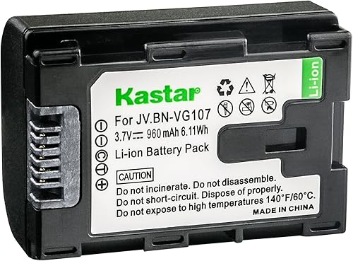 Miniatura 2 de Kastar Batería BN-VG107 de repuesto para JVC GZ-HM570 GZ-HM650 GZ-HM650BU GZ-HM655 GZ-HM670 GZ-HM690 GZ-HM845 GZ-HM855 GZ-HM860 GZ-HM877 0 GZ-Hz.