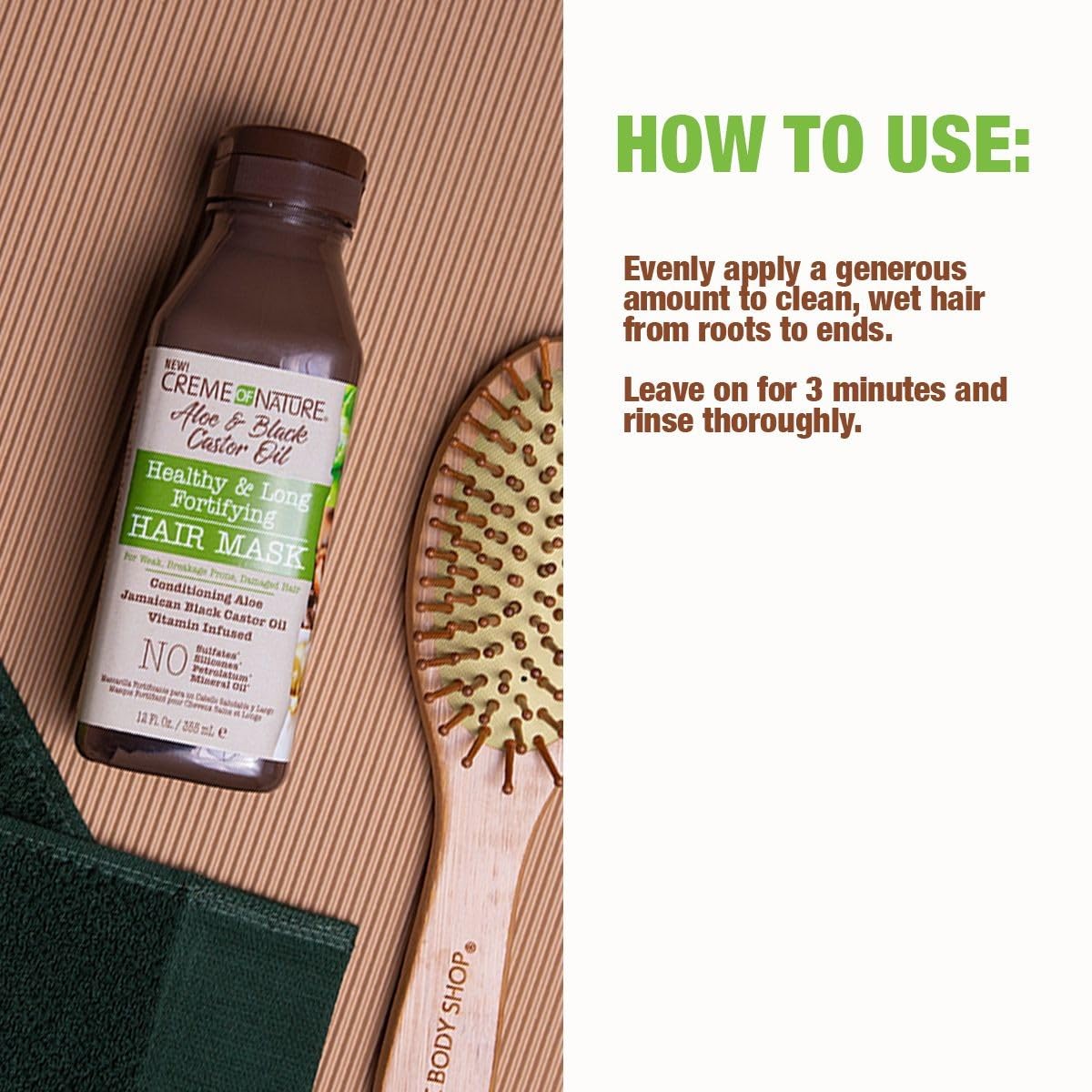 Creme of Nature Aloe & Black Castor Oil Aloe & Black Castor Oil Mask, 11.5 Ounce