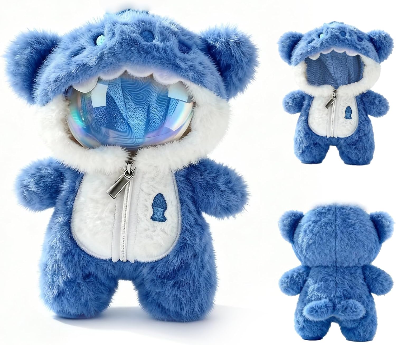 Shark Clothes for Dolls,1-Piece Marine-Themed Costume Accessory, Compatible 6.7 Inch(17cm ) Doll, Personality Adorable Dolls Clothes Accessories (Shark-Blue)