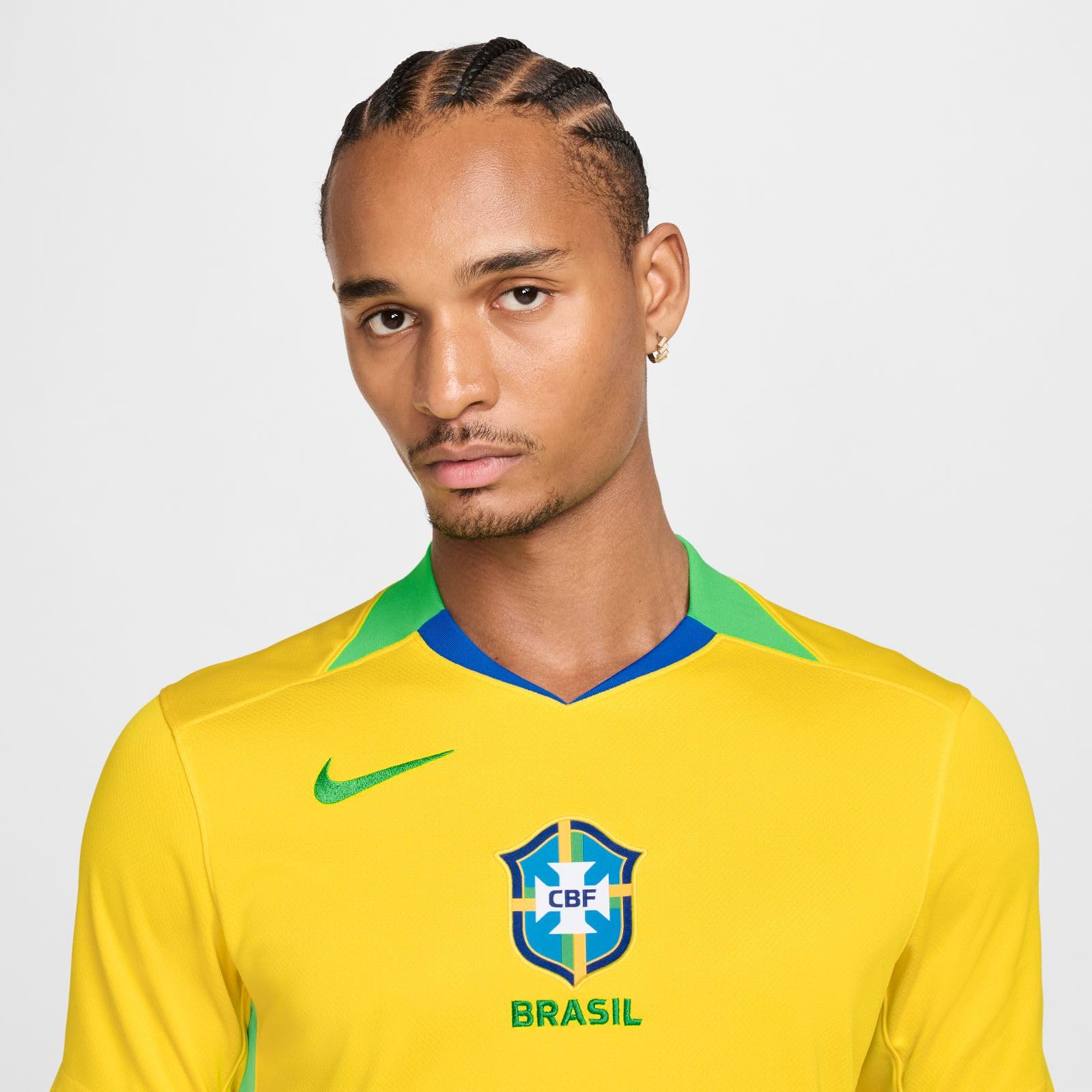 NIKE Brasilien 2025 Stadium Home (Frauenteam) Dri-fit Replika-fußballtrikot Für Herren Dri-FIT réplica de Camiseta de fútbol para Hombre Hombre