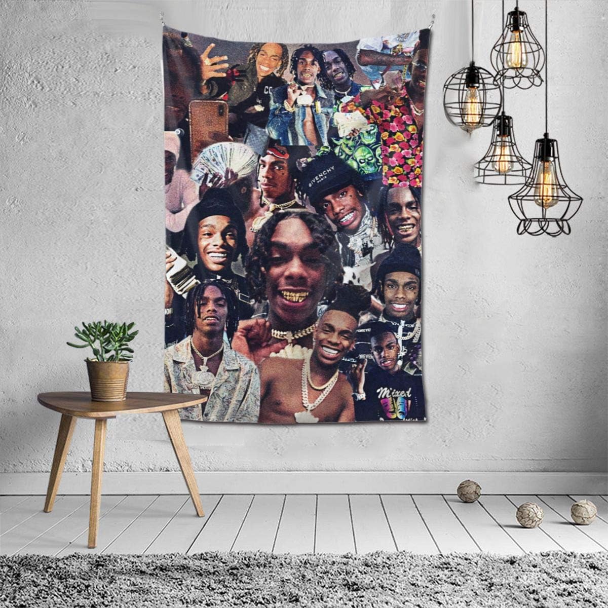 DonaldAPowell YNW Melly Tapestry Wall Hanging Bedding Tapestry 3D Printed Art Tapestry Home Decor Tapestry Size: 60X51 Inch