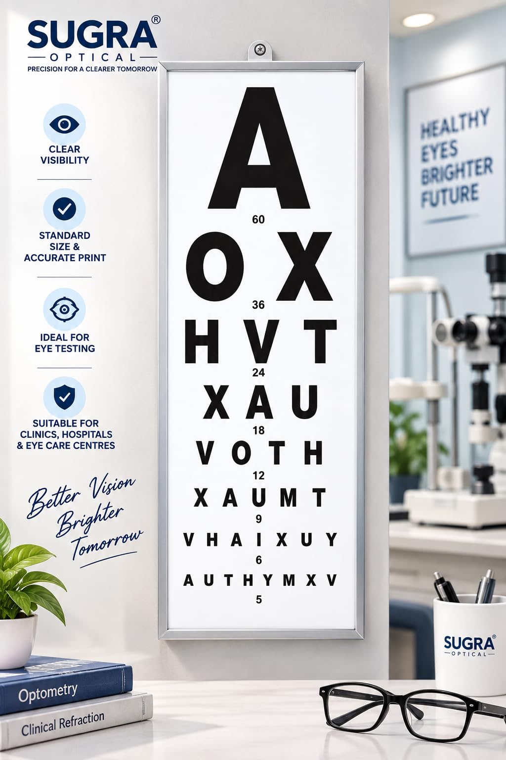 VISION CHART A Vision Test Chart (Snellen) snellen chart snellens vision chart — Amazon image 4