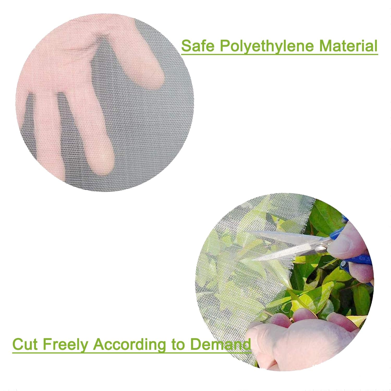 Rete Antigrandine per Orto, Rete Anti Insetti Anti-UV, Zanzariera a Metro, Reti Protettive da Giardino, Rete di Protezione a Maglia Fine per Proteggere Serra Frutteti Colture (Size : 5x10m)