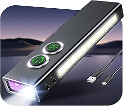 Babacom 1300LM LED Rechargeable Torch Aluminium Alloy Mini Torch 1.5 m Drop Protection & Waterproof IP44, 7 Light Modes, USB Rechargeable with Magnet & Clip for Camping, Outdoor, Emergencies