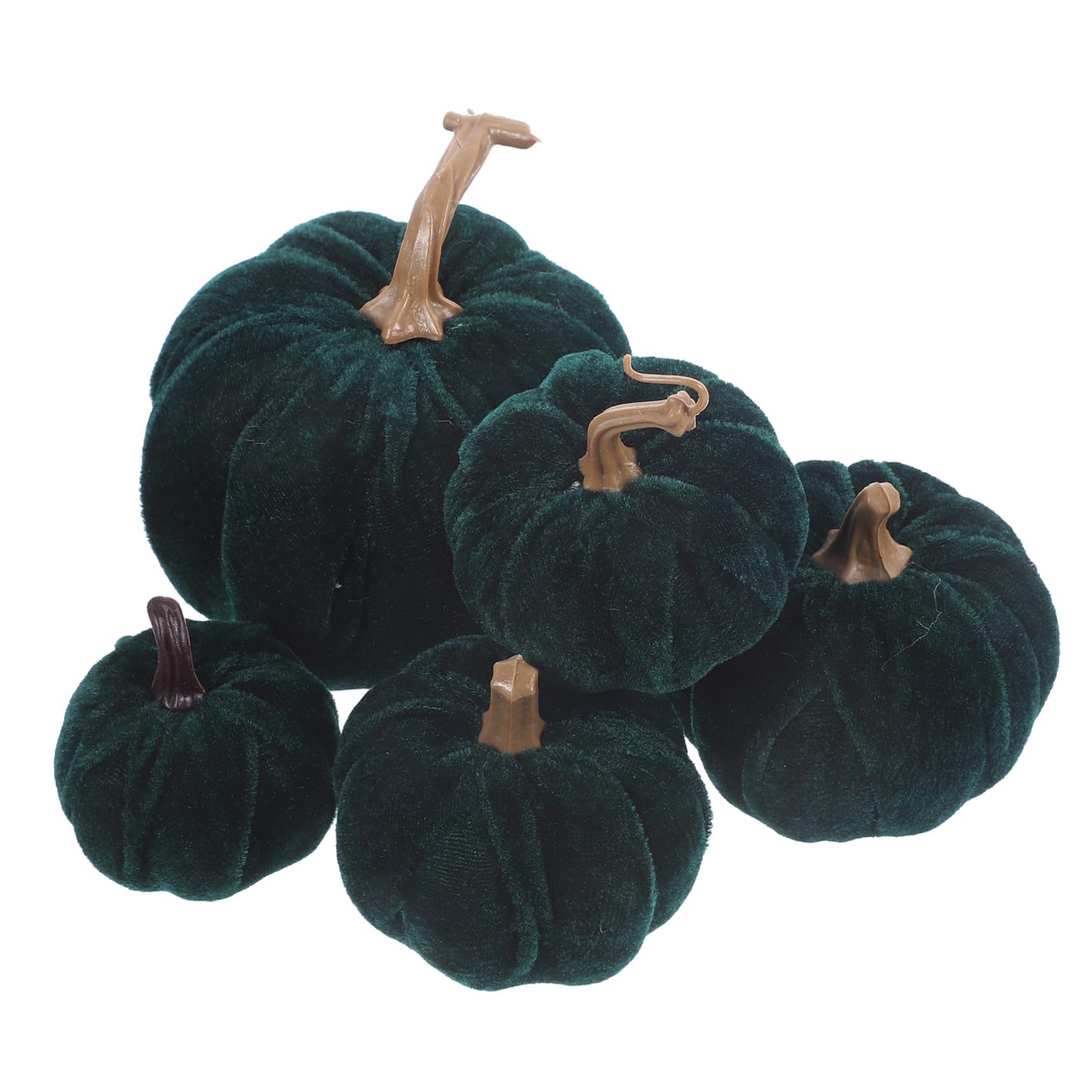 TOYANDONA 5 Pz Zucca in Schiuma Di Flanella Zucche Di Schiuma Per L'artigianato Simulazione Di Zucca Finto Modello Di Decorazioni Da Tavola Autunnali Piccole Zucche Autunno Finta