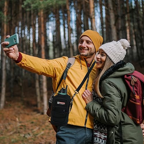 Miniatura 89 de NATURE PIONEOR Water Bottle Holder with Strap,Water Bottle Carrier Bag Sling Sleeve with Adjustable Shoulder Strap & Handle and Large Phone Pocket
