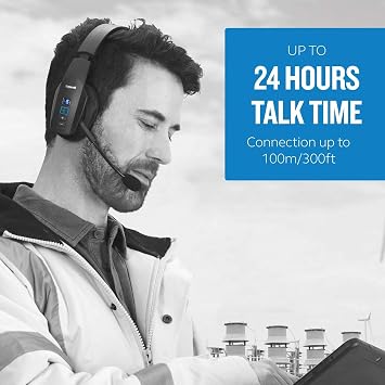 BlueParrott B450-XT Noise Canceling Mircophone Headset