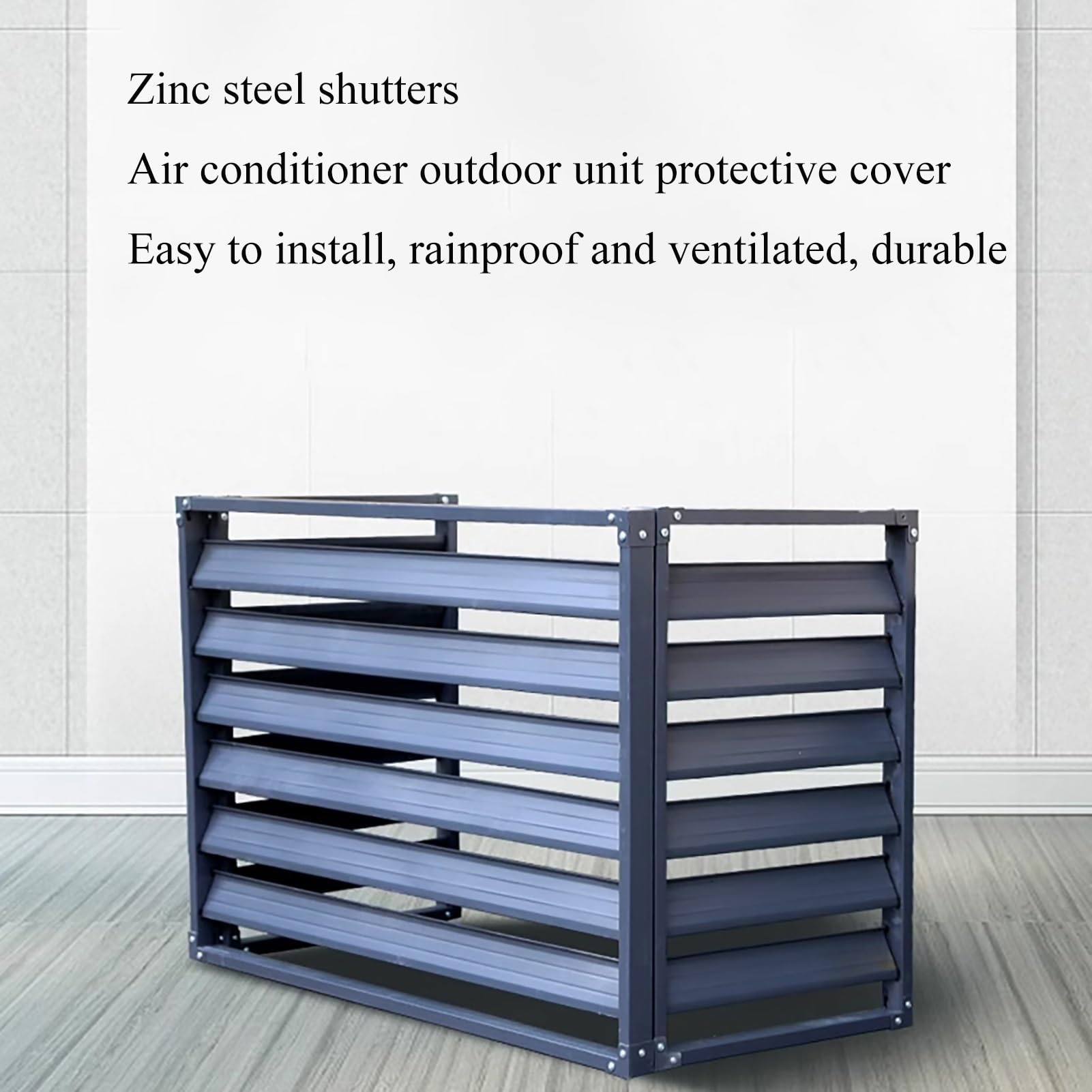 Clôture D'intimité De Couverture De Climatisation Extérieure Cachée, Couverture De Radiateur Domestique, Couverture De Protection De Climatiseur, Protecteur De Grille De Persienne Pour Climatiseurs Et