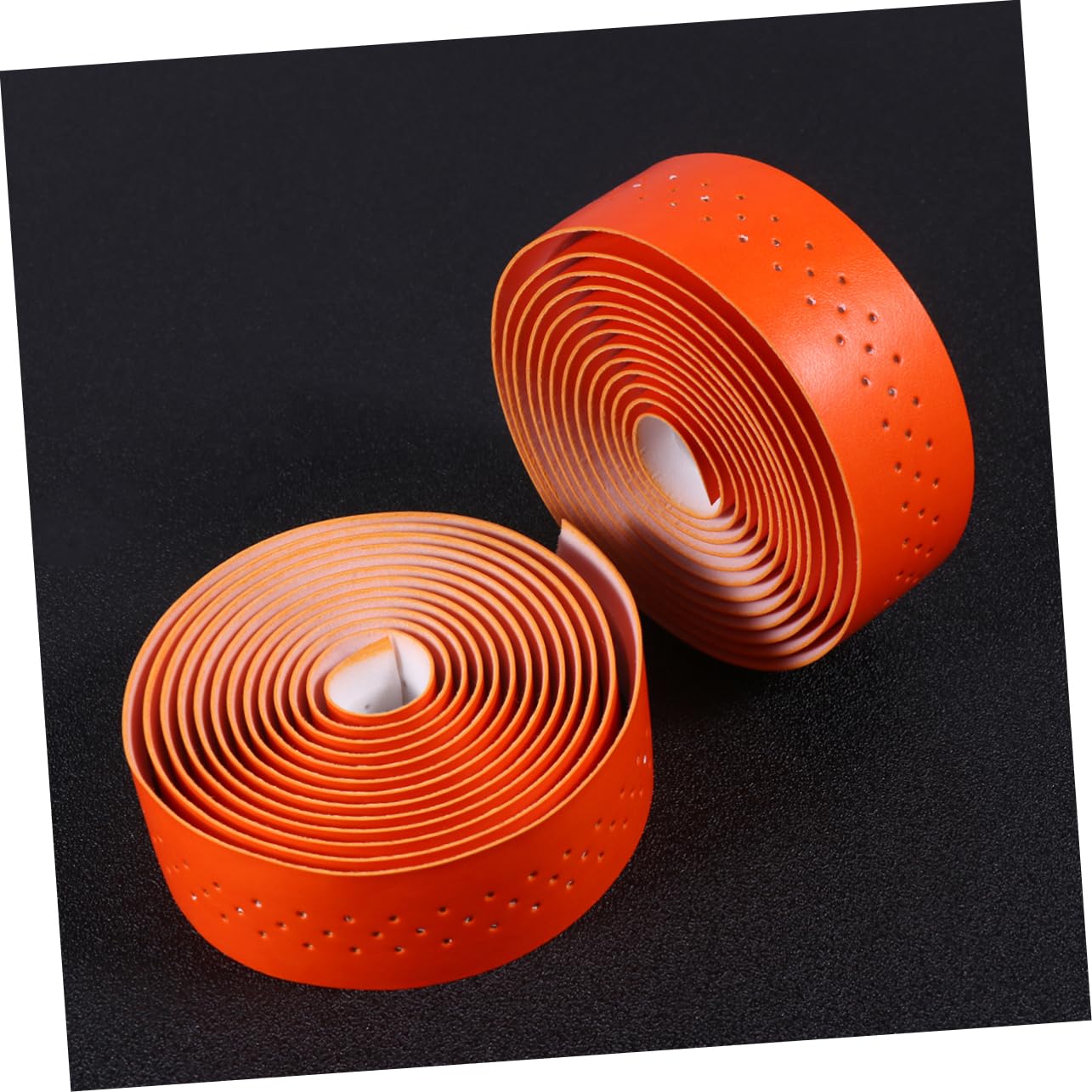 BESPORTBLE 3 Set Di Nastri Per Manubrio Per Bici Da Esterno in Pelle Pu Antiurto Anti-cinghia Strisce Arancioni Per Manubrio Riduzione