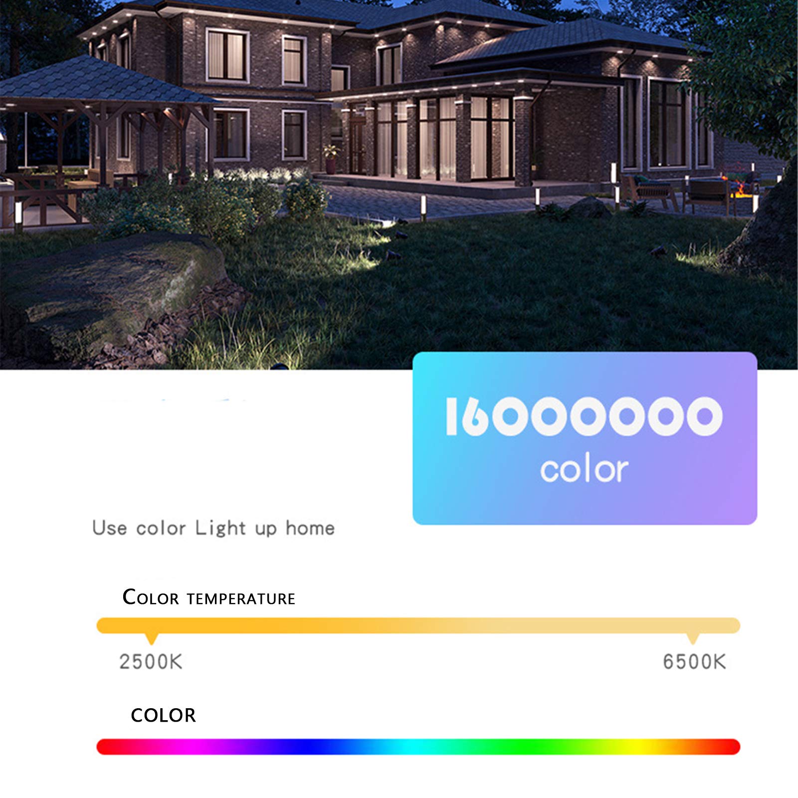 NA Bombillas De Luz Inteligentes Que Funcionan con Alexa Y Google Home, Bombillas De Luces LED Que Cambian De Color Regulables con WiFi, E26 9W Control De Voz RGB Bombilla Colorida E27
