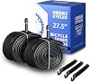 Corki Cycles 27.5 Mountain Bike Tube 27.5 x 1.75 1.9 1.95 2.0 2.1 2.125 2.2 2.25 2.3 2.35 2.4 PrestaSchrader Valve, Butyl Rubber 650B Bike Inner Tube 2 Pack