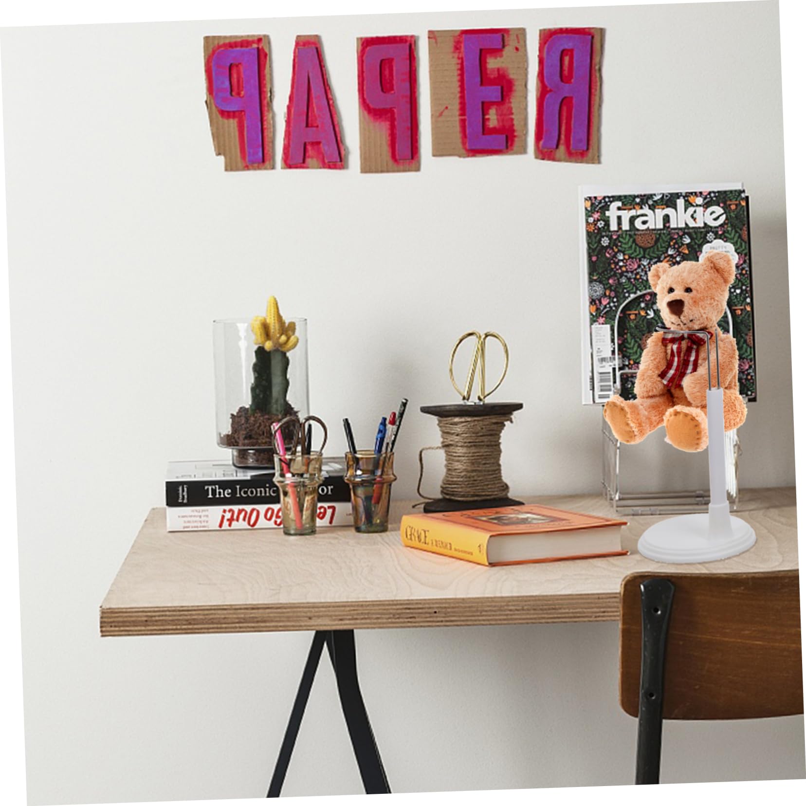 OFFSCH Doll Stand Adjustable Base 4pcs Doll Display Rack Toy Model Bracket Figurine Support Frame