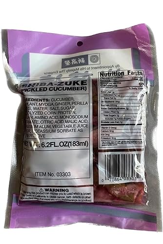 Miniatura 2 de NIITAKAYA Shibazuke (pepino en escabeche japonés) - 6.2 onzas (6.2 onzas, paquete de 6)