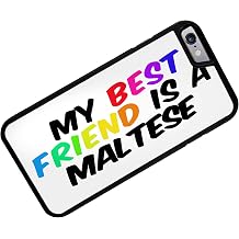 Rubber Case for iphone 6 My best Friend a Maltese Dog from Italy - Neonblond