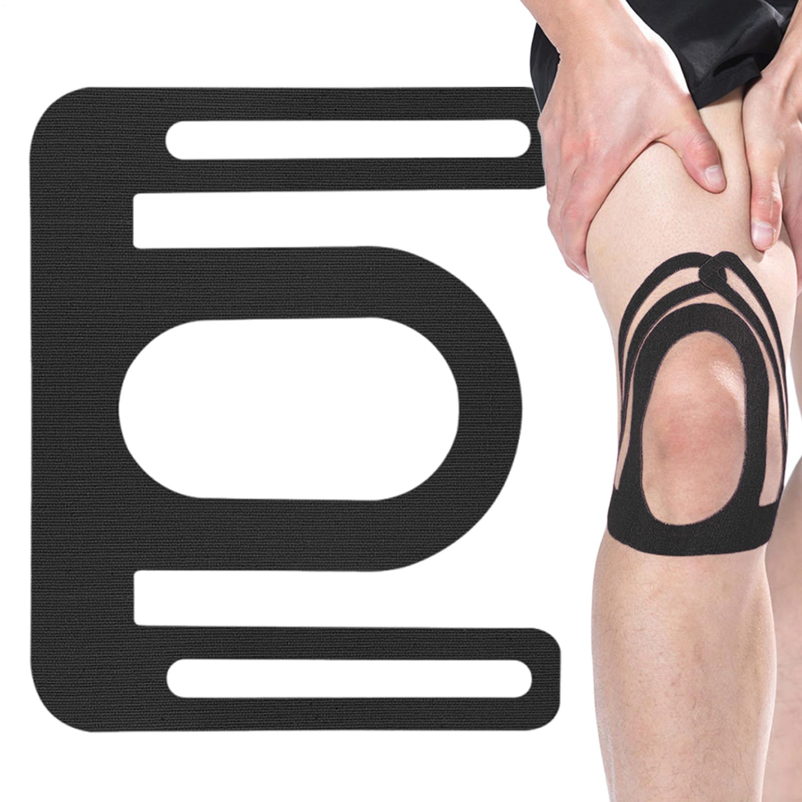 Kinesiology Tape for Knees Flexible 17 6x14 7x0 2cm Pre-Cut Body Support Kinesiology Tape Elastic Sports Strip Waterproof